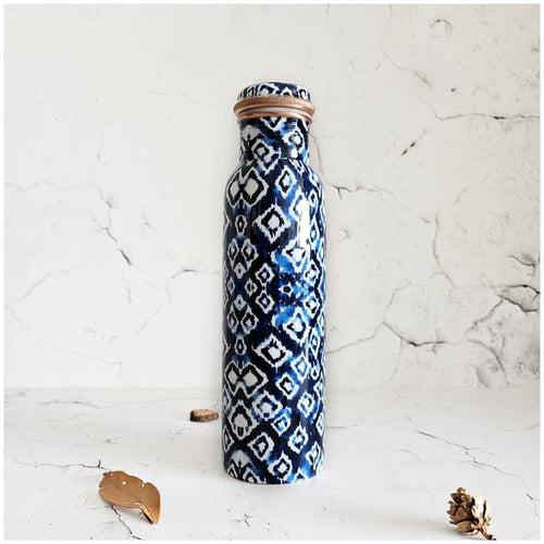 Copper Bottle 950 ml - Ikat Shibori