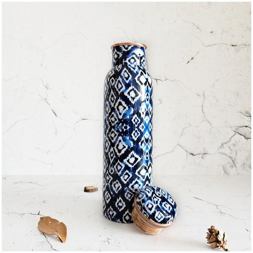 Copper Bottle 950 ml - Ikat Shibori