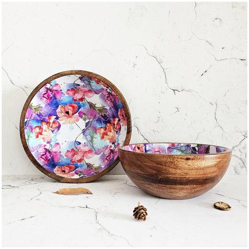 Wooden Multipurpose Bowls - Set of 2 - Razzle Dazzle