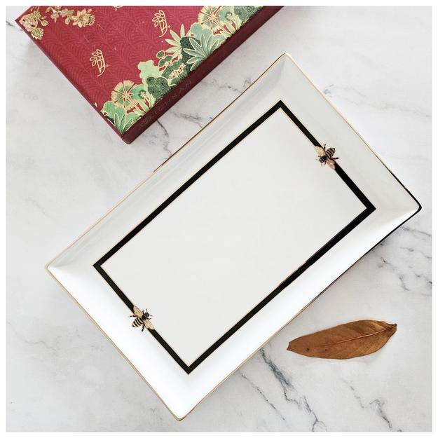 Porcelain - Platter/Tray - Rectangle - Buzz