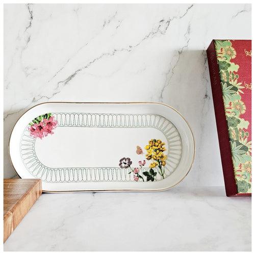 Porcelain - Platter/Tray - Curved - Nabi