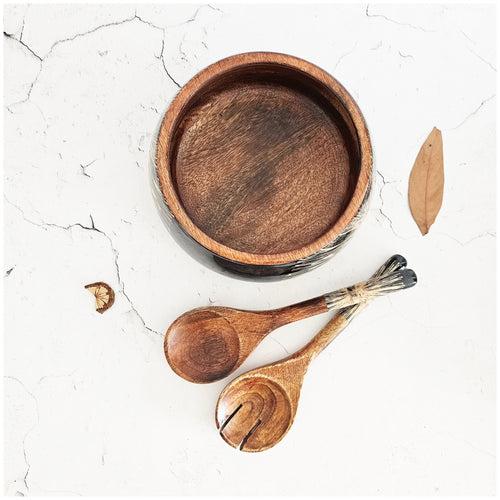 SALAD BOWL - MEDIUM - WOODEN SERVERS - CONSTELLATION