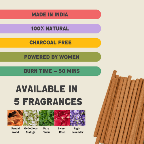 Pure Tulsi Dhoop Sticks