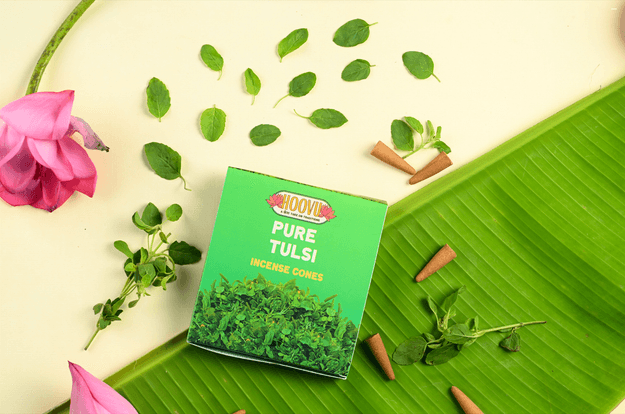 Pure Tulsi Dhoop Cones