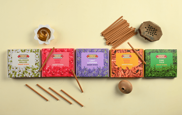 Complete Dhoop Sticks Set: 5 Fragrances