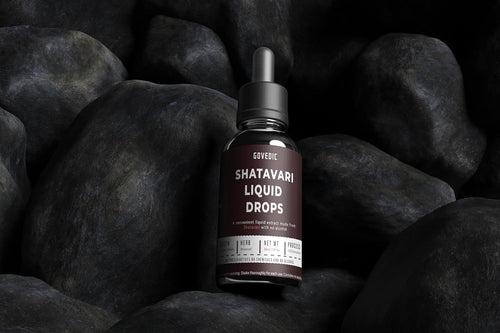 Govedic Shatavari Liquid Drops | Concentrated 30ml | 60 Servings of 500mg Organic Shatavari Root