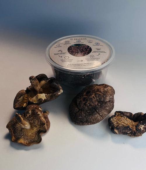 Sun-dried Shiitake Mushrooms by Octarine Organics