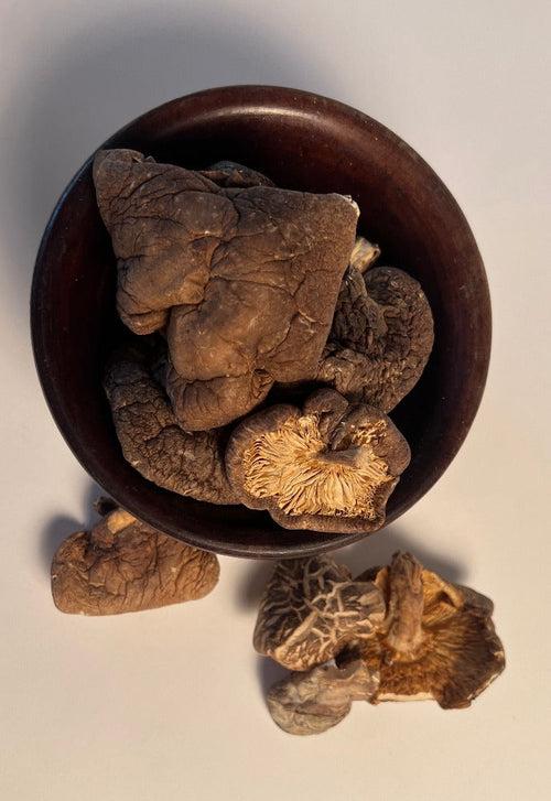 Sun-dried Shiitake Mushrooms by Octarine Organics