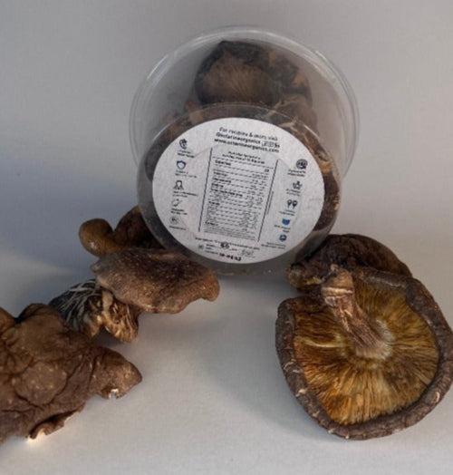 Sun-dried Shiitake Mushrooms by Octarine Organics