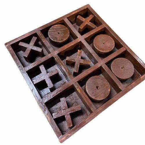 Tic Tac Toe Solid Wood - Non Toxic