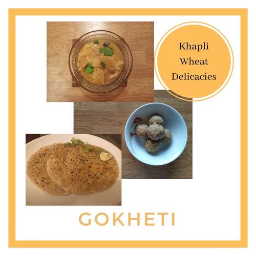 Khapli Atta 1kg | Emmer Wheat Flour by Gokheti