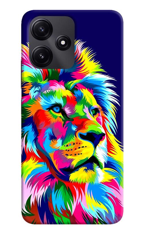 Vector Art Lion Poco M6 Pro 5G Back Cover