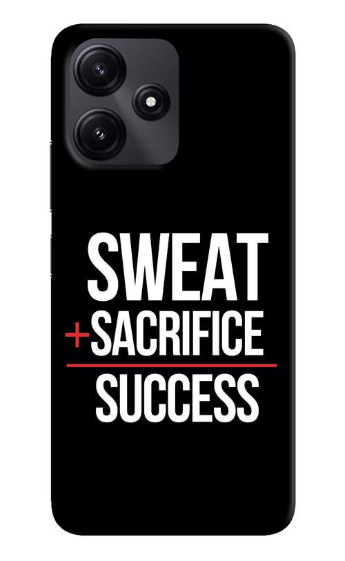 Sweat Sacrifice Success Poco M6 Pro 5G Back Cover