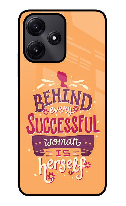 Behind Every Successful Woman There Is Herself Poco M6 Pro 5G Back Cover