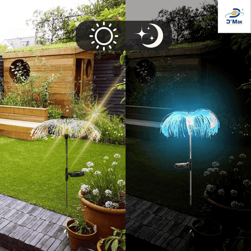 D'Mak Solar JellyFish Lights for Garden Waterproof LED Lamp