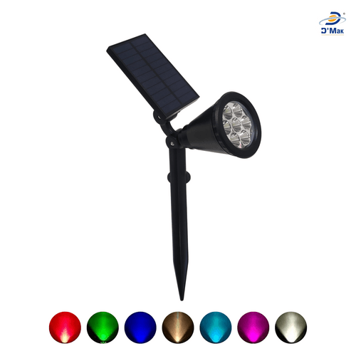 Buy Online  7 LED Solar Spot Light for Outdoor Garden Tree Landscape Decoration