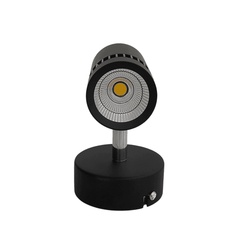 9 Watt Led Black Body Wall Light for focusing wall or photo frame