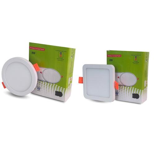 8 Watt Led Rimless Border Conceal Light for POP/ Recessed Lighting