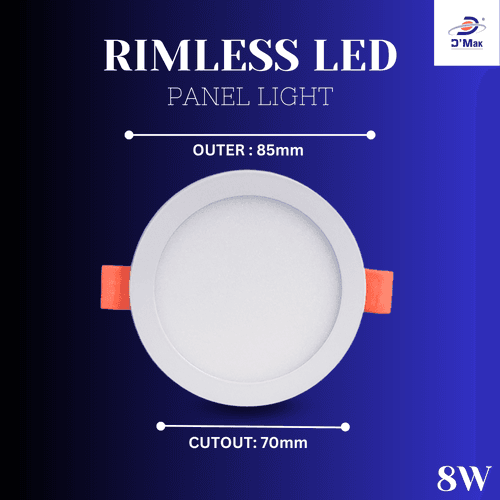 8 Watt Led Rimless Border Conceal Light for POP/ Recessed Lighting