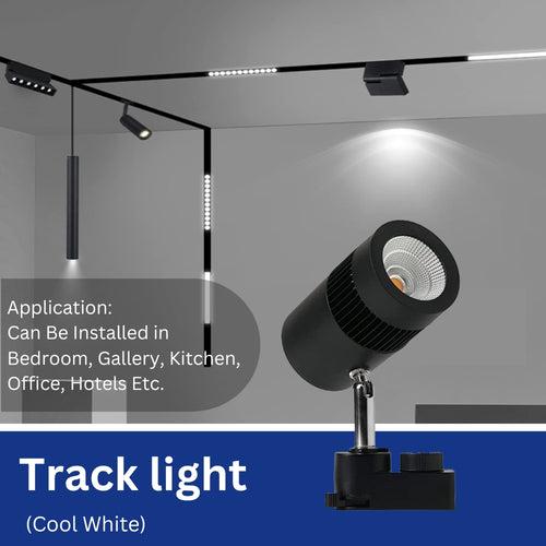 9 Watt LED Black Body Track Light for Focusing Wall or Photo Frame