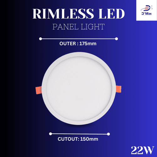 22 Watt Led Rimless Border Conceal Light for POP/ Recessed Lighting