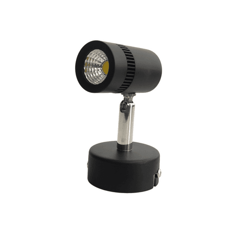 3 Watt Led Black Body Wall Light for focusing wall or photo frame