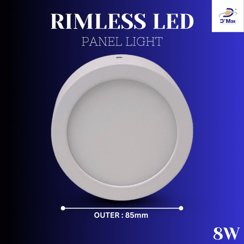 8 Watt Led Rimless Border Surface Light for Ceiling