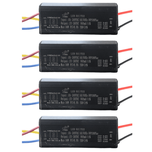 Power Supply IP65 LED Driver 85-300V AC 50/60Hz (30 Watt 900mA )