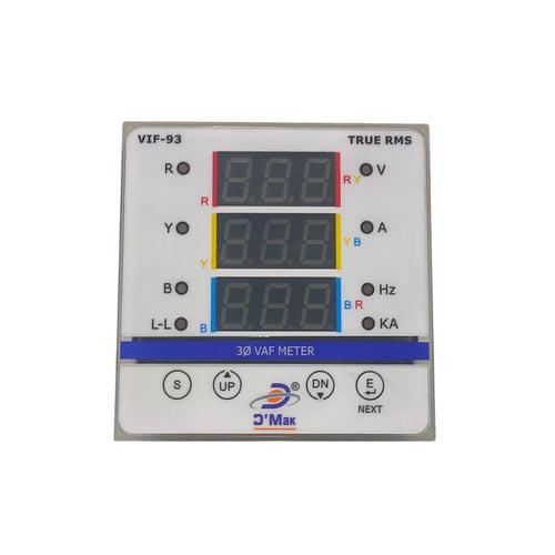 DMAK 3- PHASE DIGITAL VAF METER (VIF-93)