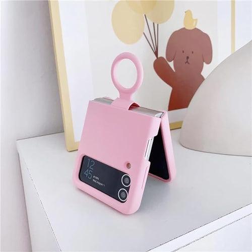 Pink Original Silicone case for Samsung Galaxy Z FLIP 3