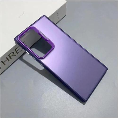 Purple Rgiem Slim Slicone Non-Yellowing Protective Case for Vivo V29e