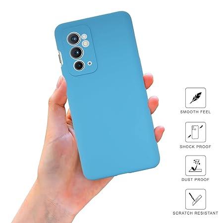 Sky Blue Camera Original Silicone Case for Oneplus 9RT