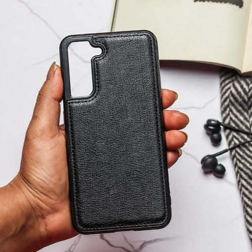 Puloka Black Leather Case for Oneplus Nord