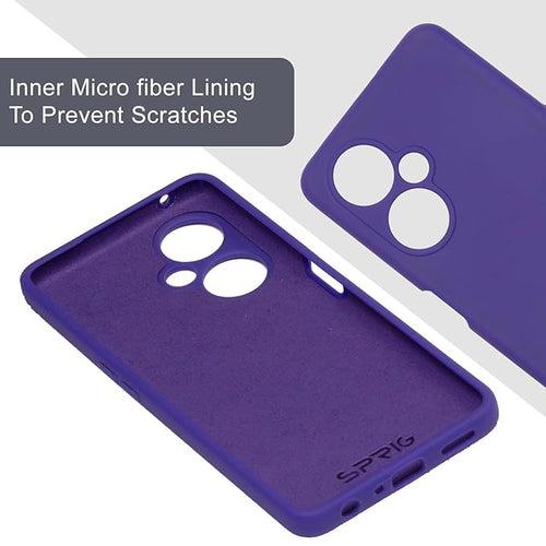 Deep Purple Camera Original Silicone case for Oneplus Nord CE 3