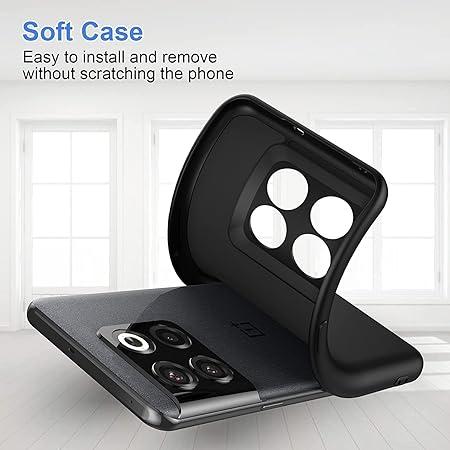 Black Original Camera Safe Silicone case for Oneplus 10t