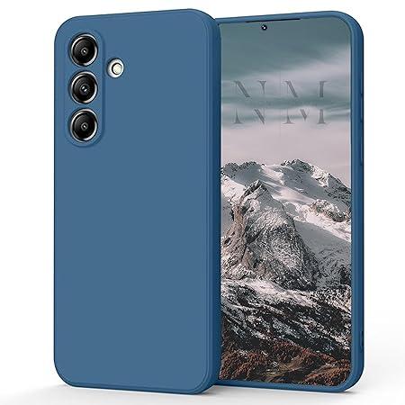 Blue Original Camera Safe Silicone case for Samsung S23 FE