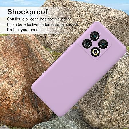 Purple Original Camera Safe Silicone case for Oneplus 10t