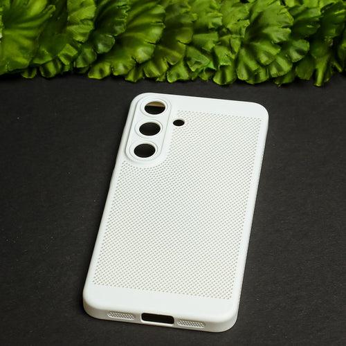 BREATHING WHITE Silicone Case for Samsung S23 FE