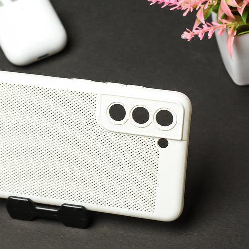 BREATHING WHITE Silicone Case for Samsung S21 FE