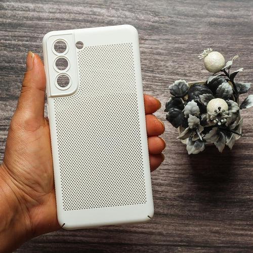 BREATHING WHITE Silicone Case for Samsung S21 FE