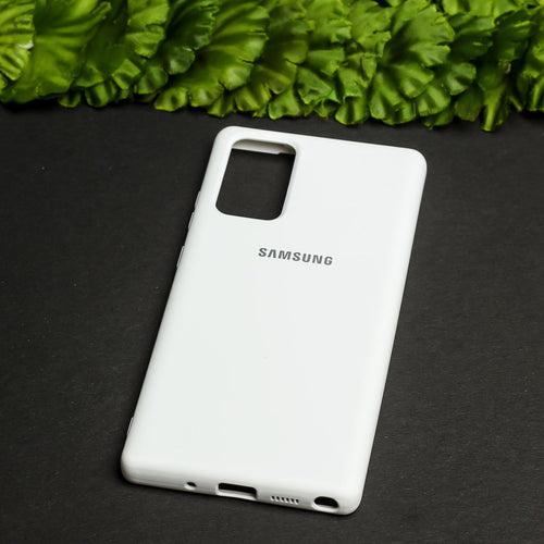 BREATHING WHITE Silicone Case for Samsung S20 Plus