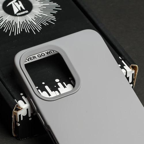 Grey Original Silicone case for Redmi 12 5G