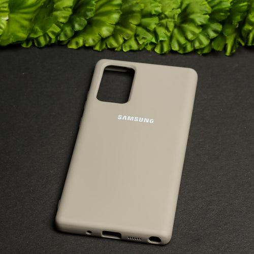 Light Brown Original Silicone case for Samsung S20