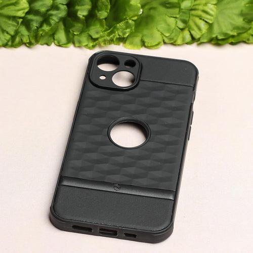 Parallex Engraved logo silicon Case for Apple Iphone 13