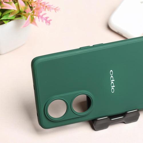 Dark Green Camera Original Silicone case for Oppo Reno 8T