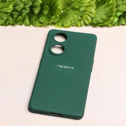 Dark Green Camera Original Silicone case for Oppo Reno 8T