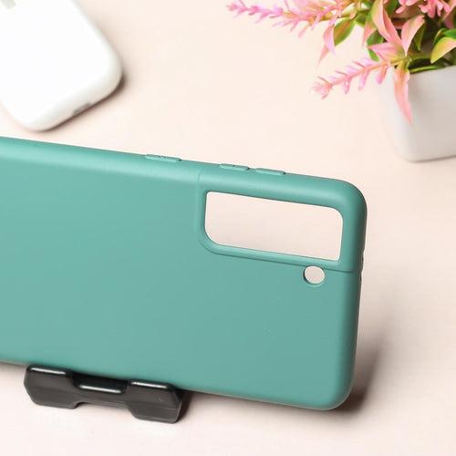 Green Original Silicone case for Samsung S21 FE