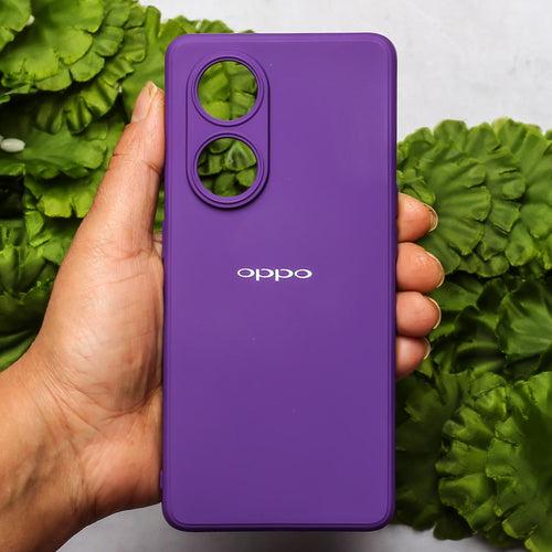 Deep Purple Camera Original Silicone case for Oppo Reno 8T