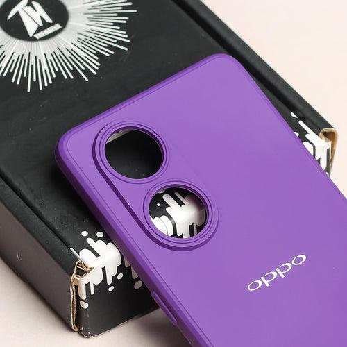 Deep Purple Camera Original Silicone case for Oppo Reno 8T
