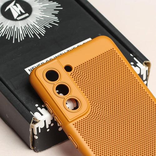 BREATHING BROWN Silicone Case for Samsung S21 FE